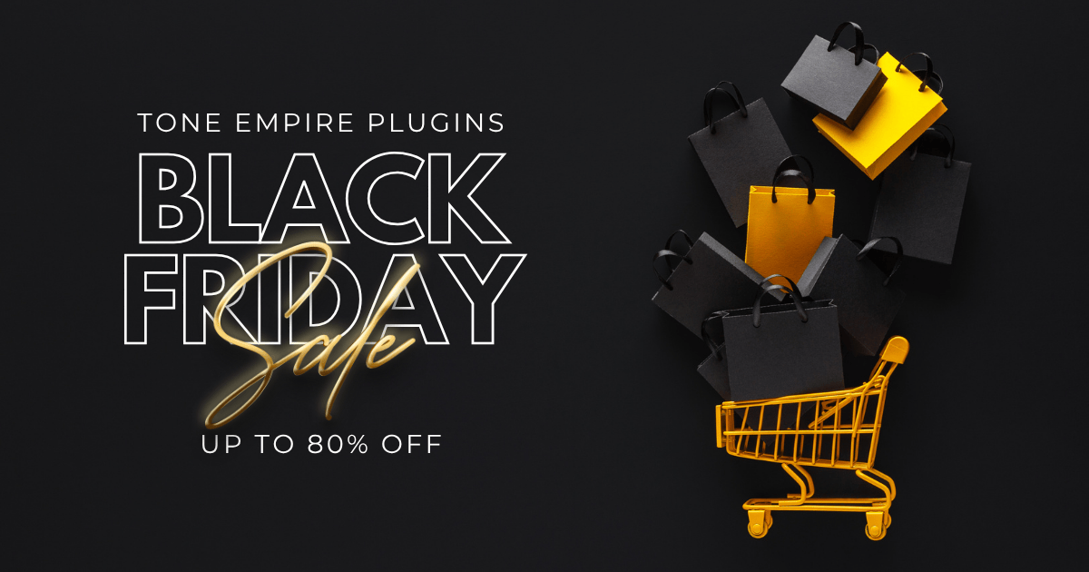 Black Gold Modern Black Friday Sale Facebook Post