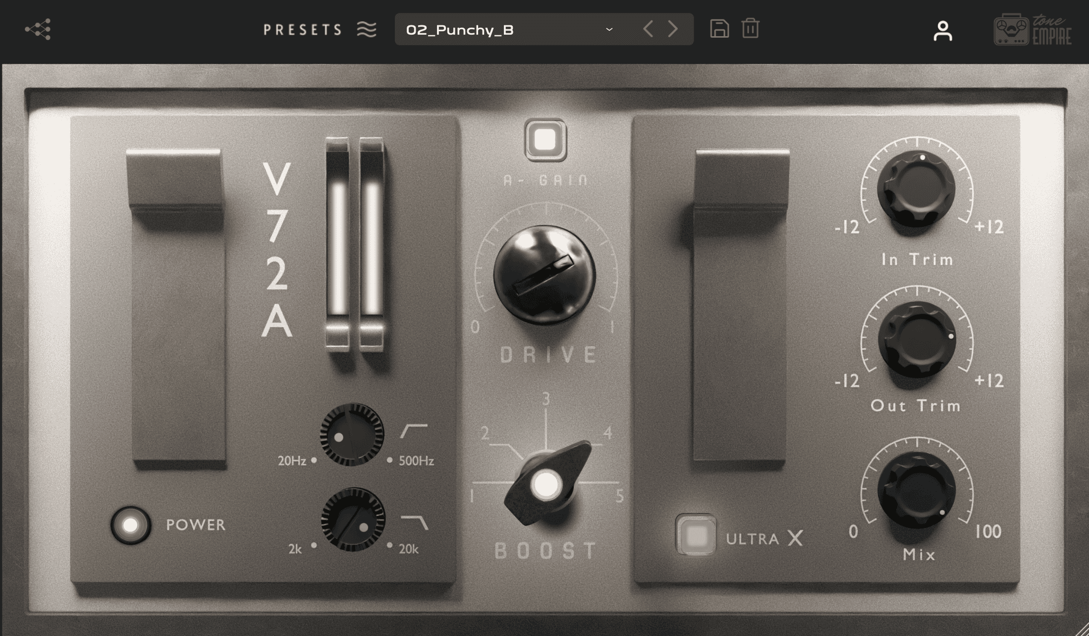 TF-72a V2 Plugin GUI